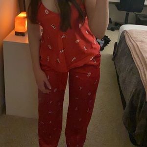 VICTORIA’S SECRET SATIN SLEEP PAJAMA SET SIZE SMALL